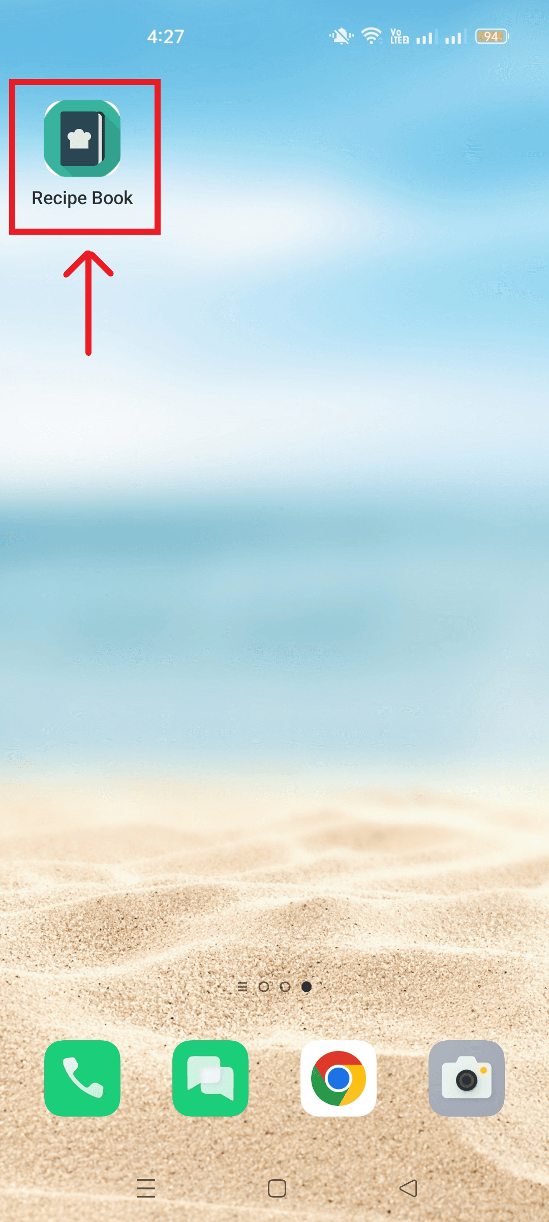 Android: Open the app