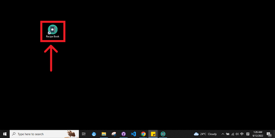 desktop: Open the app in Desktop